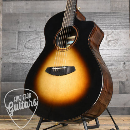 Breedlove Performer Pro Concert CE European Spruce/Indian Rosewood - Tobacco Burst with Hard Shell Case