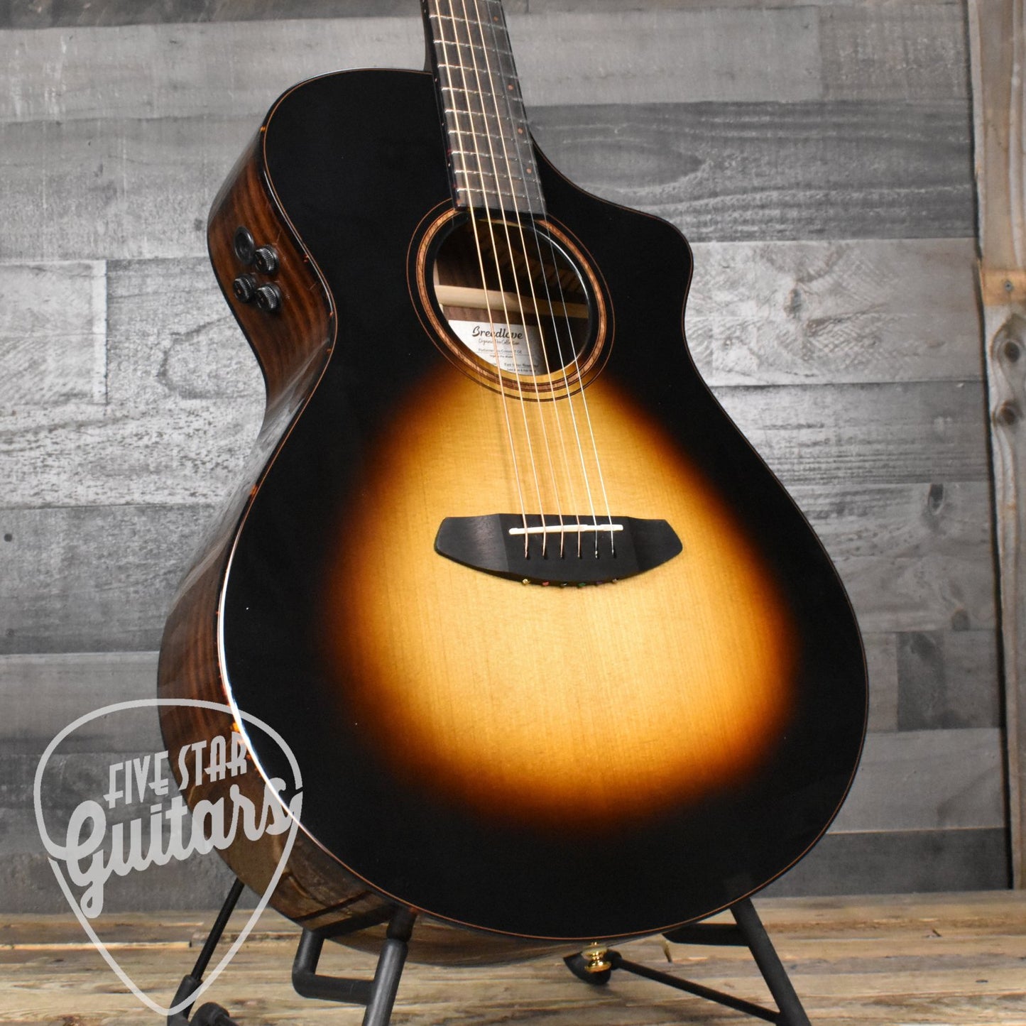 Breedlove Performer Pro Concert CE European Spruce/Indian Rosewood - Tobacco Burst with Hard Shell Case