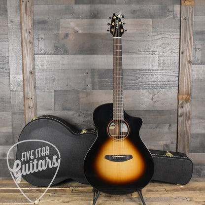 Breedlove Performer Pro Concert CE European Spruce/Indian Rosewood - Tobacco Burst with Hard Shell Case