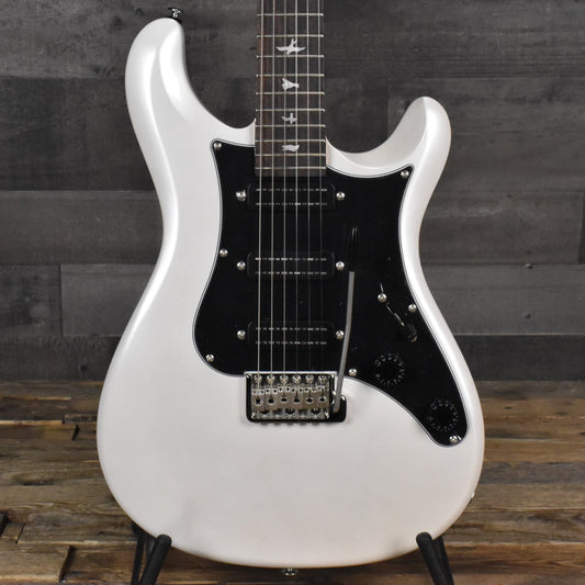 PRS SE NF3 Rosewood Fingerboard - Pearl White with Gig Bag - AUTOGRAPHED BY PAUL REED SMITH