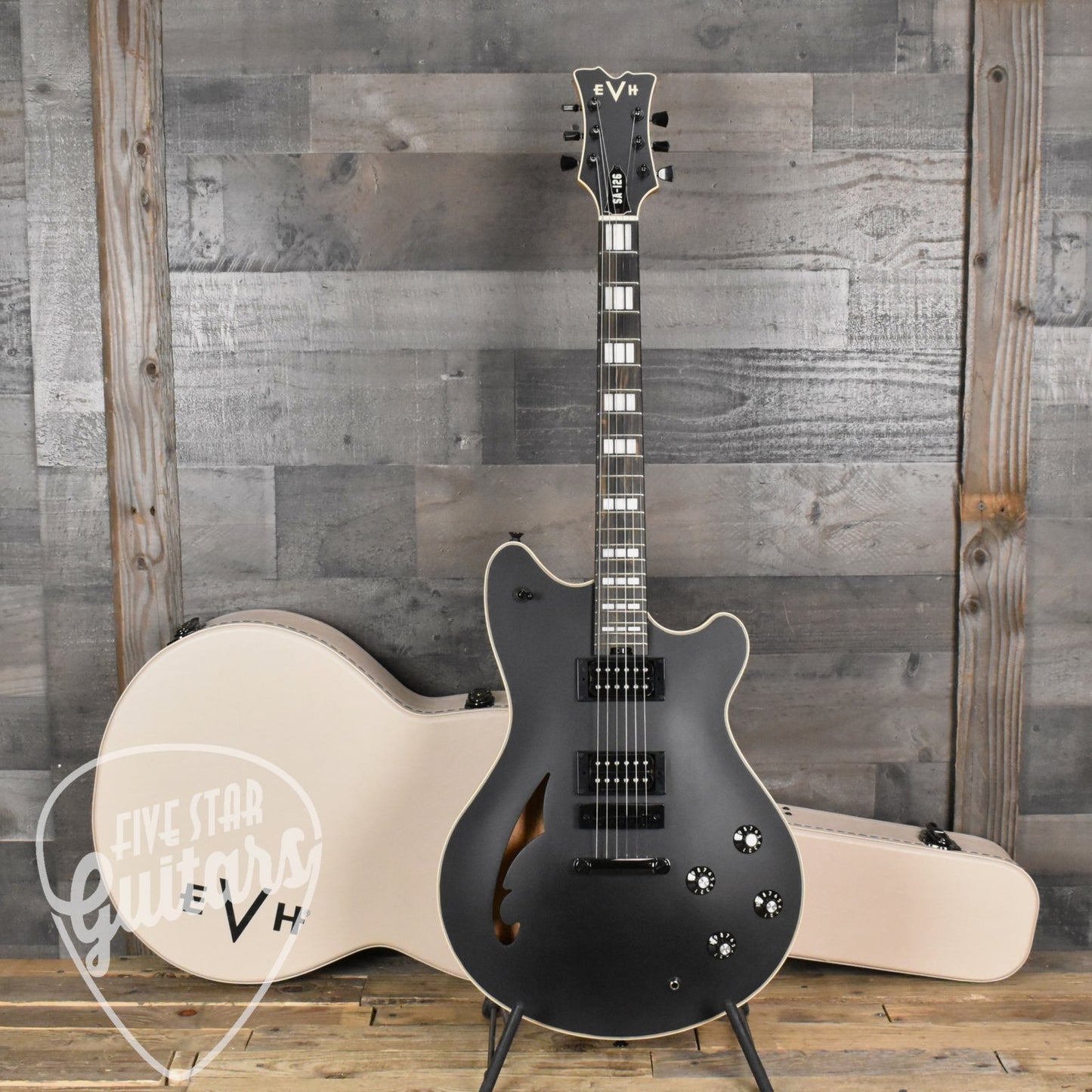 EVH SA126 Special - Stealth Black With Hard Shell Case