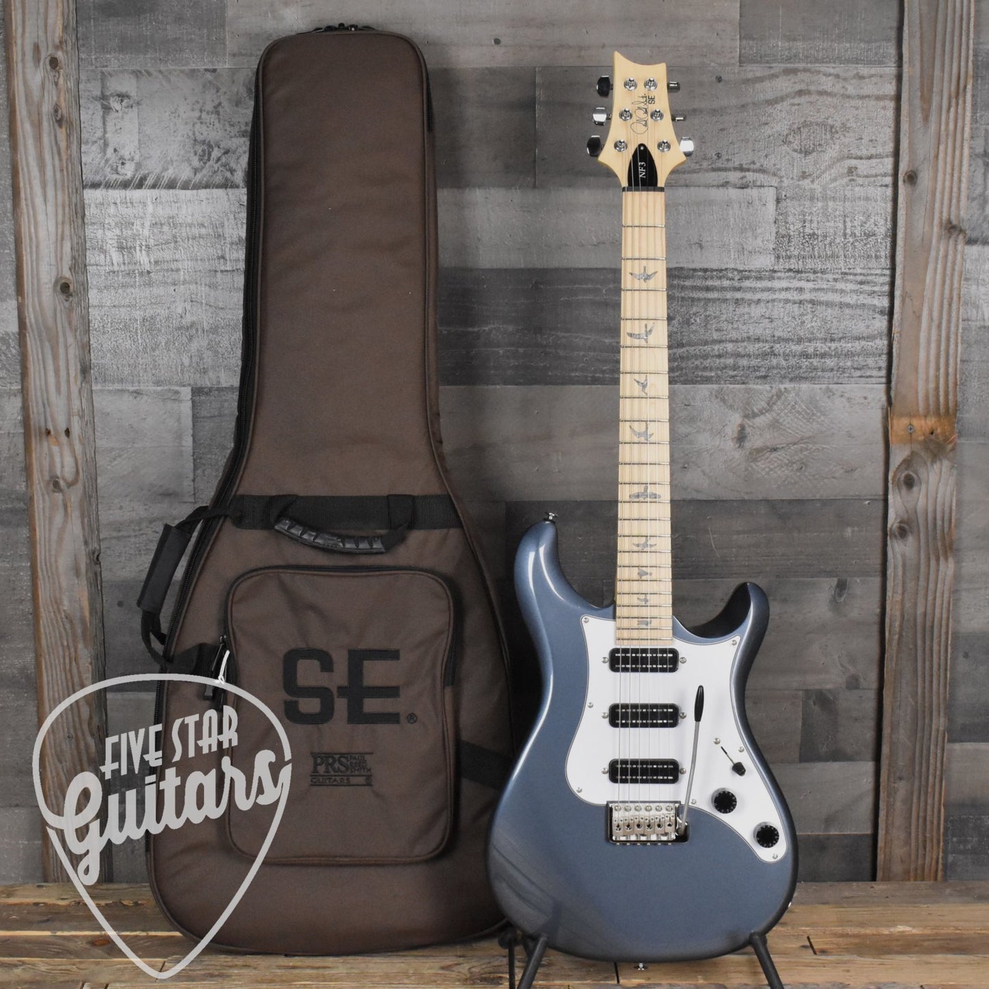 PRS SE NF3 Maple Fingerboard - Gun Metal Grey with Gig Bag