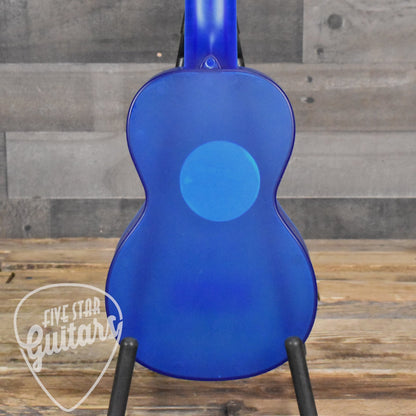 Kala Waterman Seaglass Collection Soprano Ukulele - Cobalt Blue Transparent