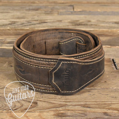 Taylor Element Strap Dark Brown Distressed Leather 2.5"