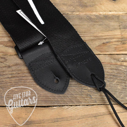 Fender Strap 2" Poly Lightning Bolt Black