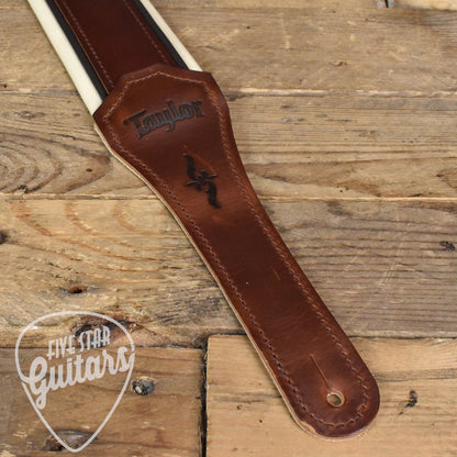 Taylor Renaissance 2.5" Leather Guitar Strap - Cordovan