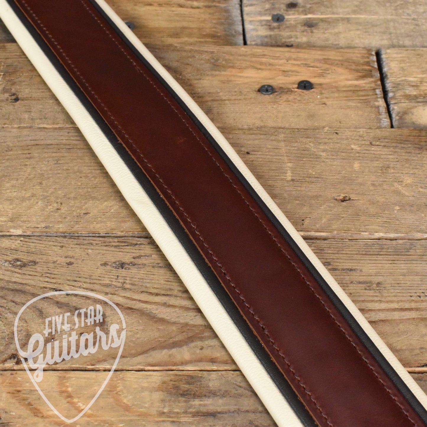 Taylor Renaissance 2.5" Leather Guitar Strap - Cordovan