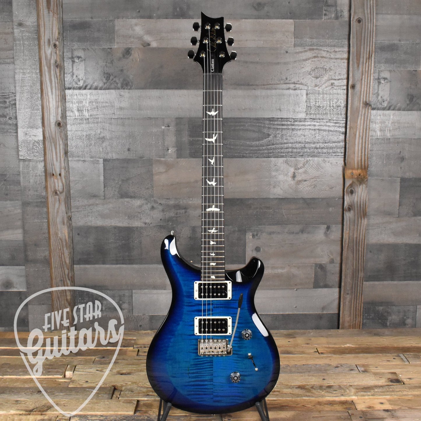 Paul Reed Smith S2 Custom 24 - Lake Blue Smokeburst with Gig Bag - AUTOGRAPHED BY PAUL REED SMITH