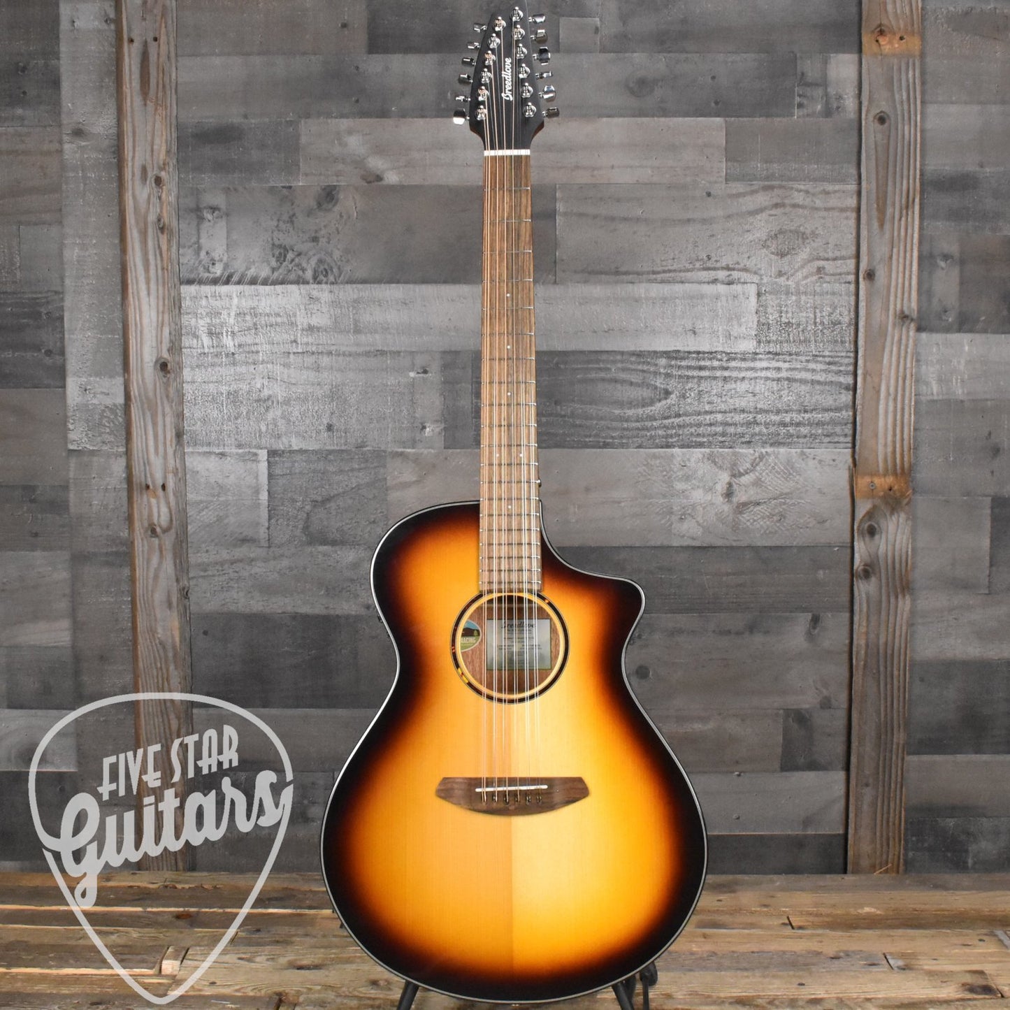 Breedlove Discovery S Concert CE 12 String European Spruce-African Mahogany - Edgeburst