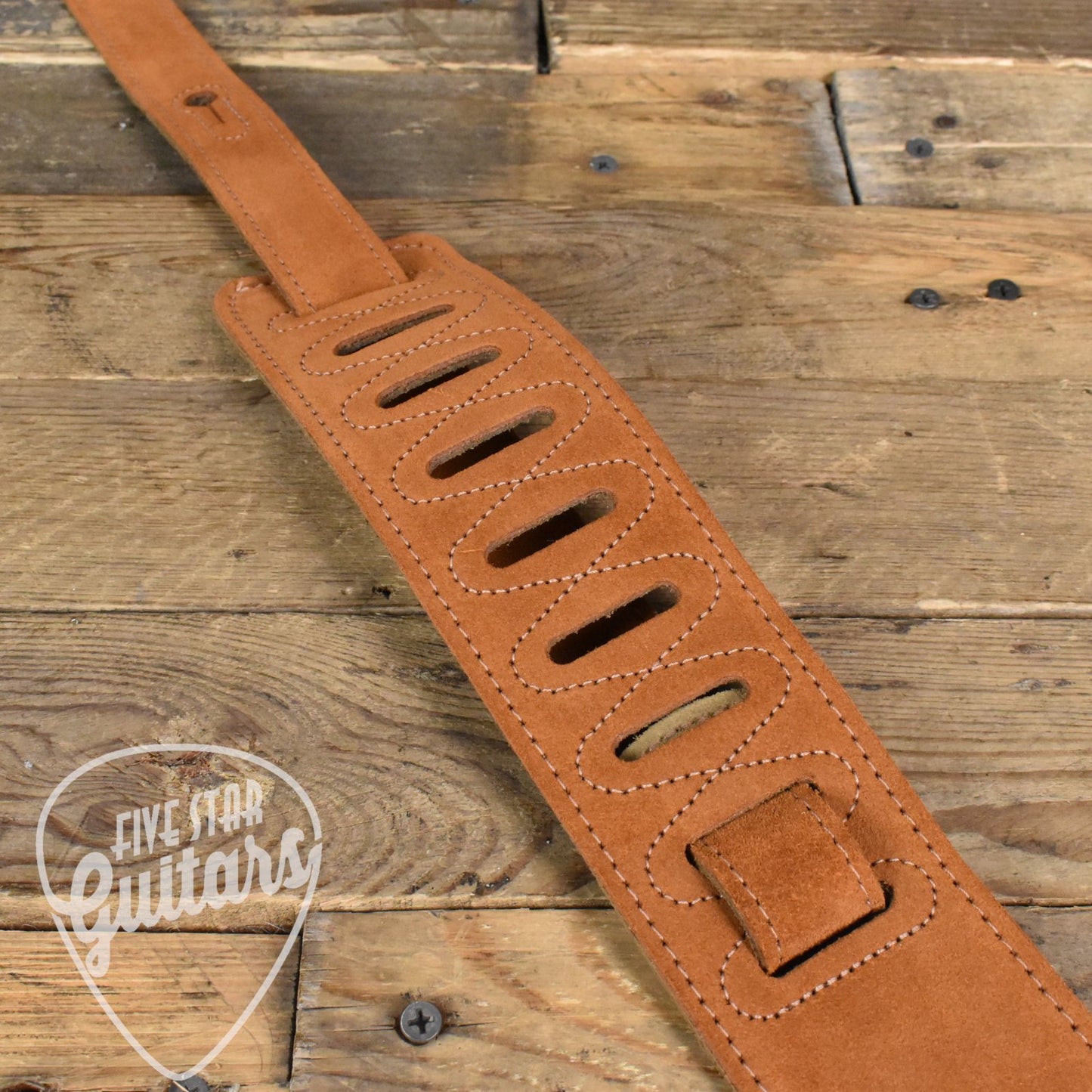 Taylor Honey Suede Logo Guitar Strap