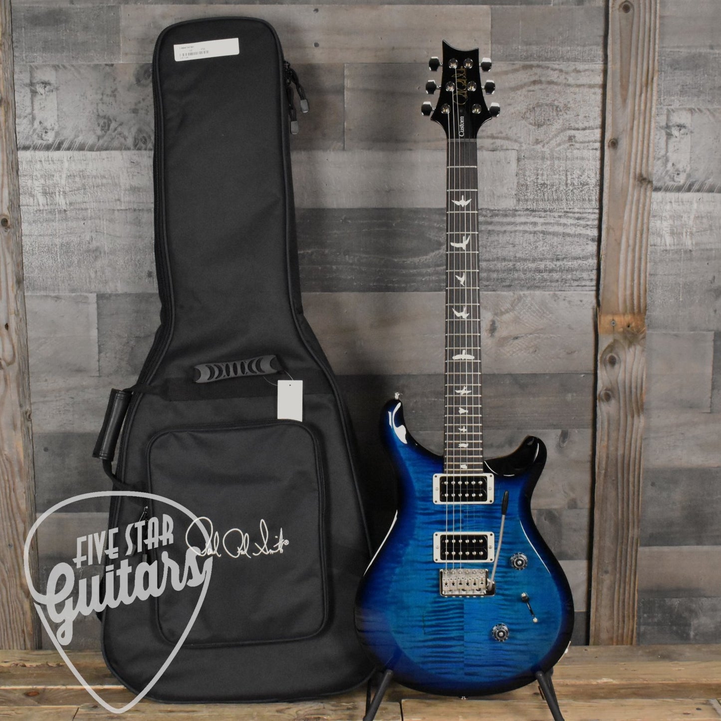 Paul Reed Smith S2 Custom 24 - Lake Blue Smokeburst with Gig Bag - AUTOGRAPHED BY PAUL REED SMITH