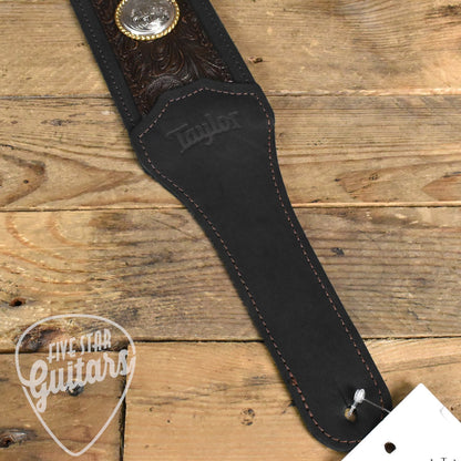 Taylor Grand Pacific 3" Nickel Concho Leather Strap