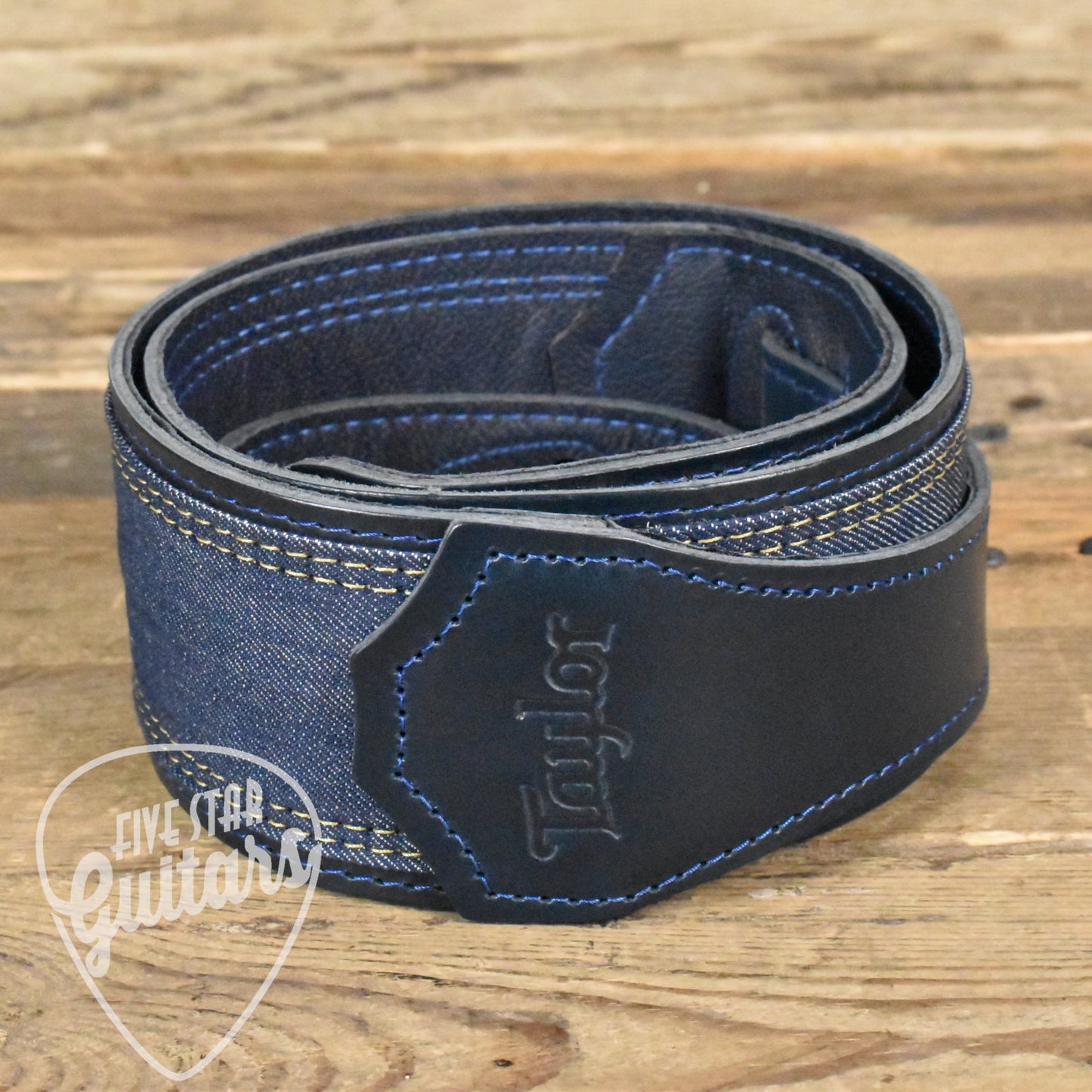 Taylor Blue Denim Guitar Strap