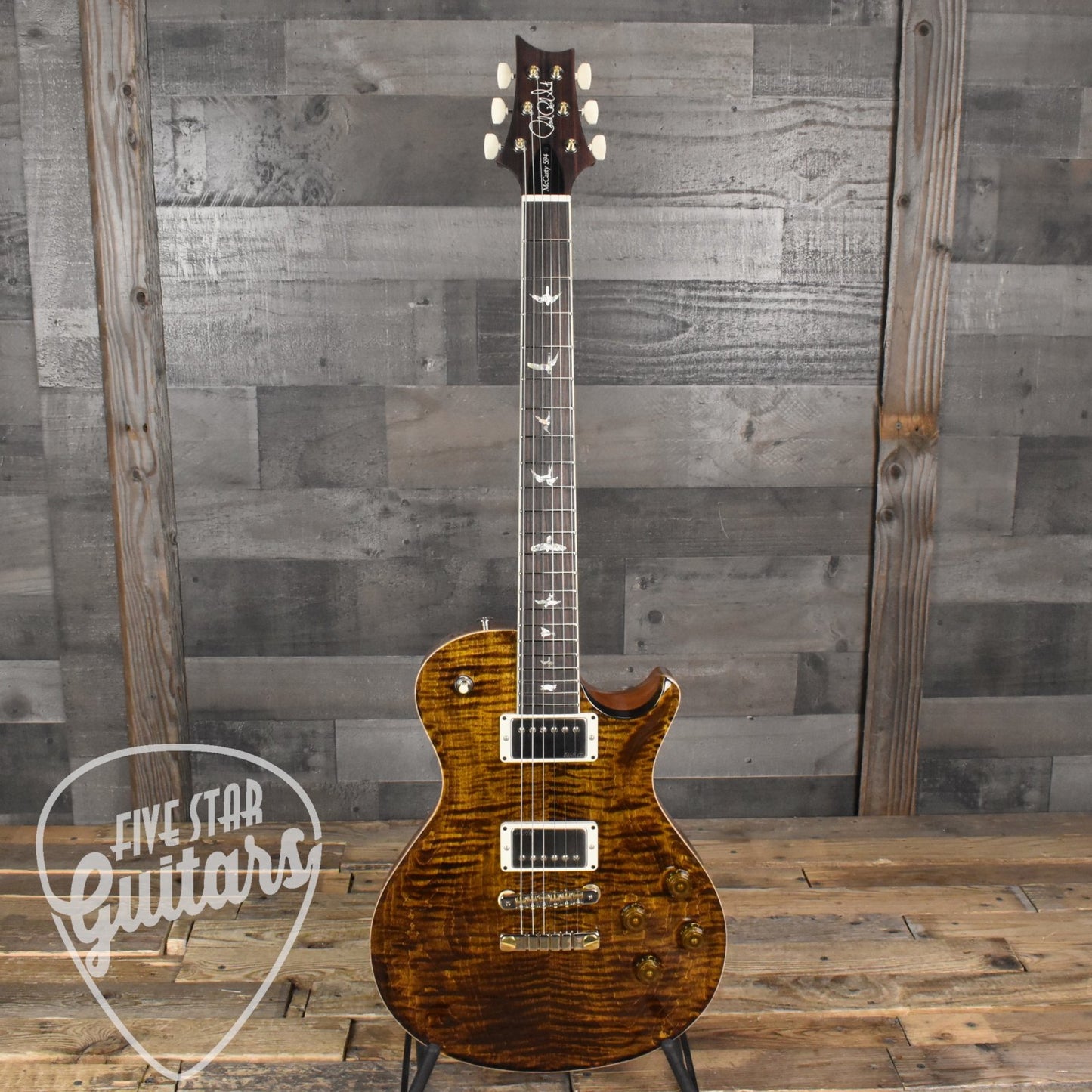 Paul Reed Smith McCarty 594 Singlecut - Yellow Tiger with Hard Shell Case - AUTOGRAPHED BY PAUL REED SMITH