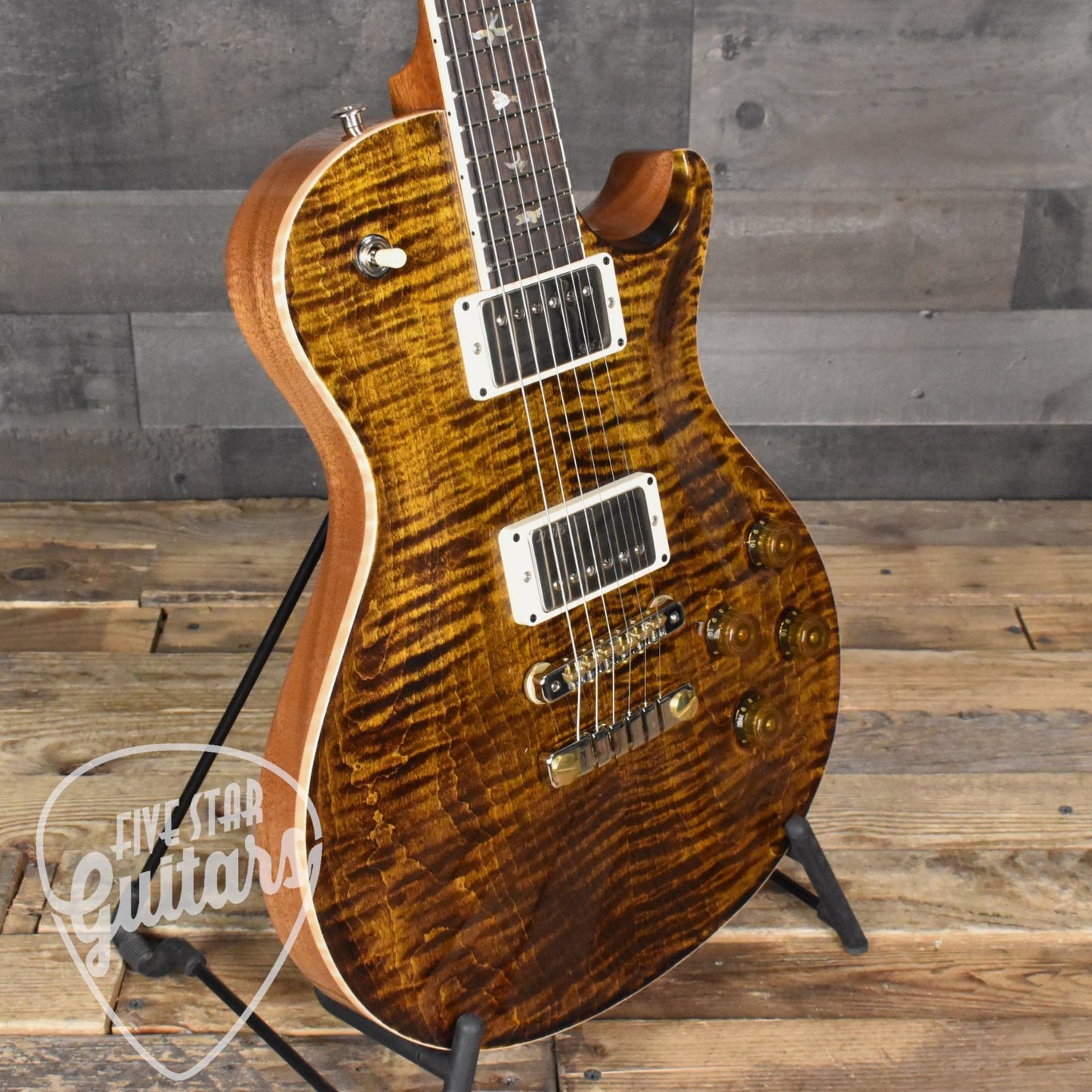 Paul Reed Smith McCarty 594 Singlecut - Yellow Tiger with Hard Shell Case - AUTOGRAPHED BY PAUL REED SMITH