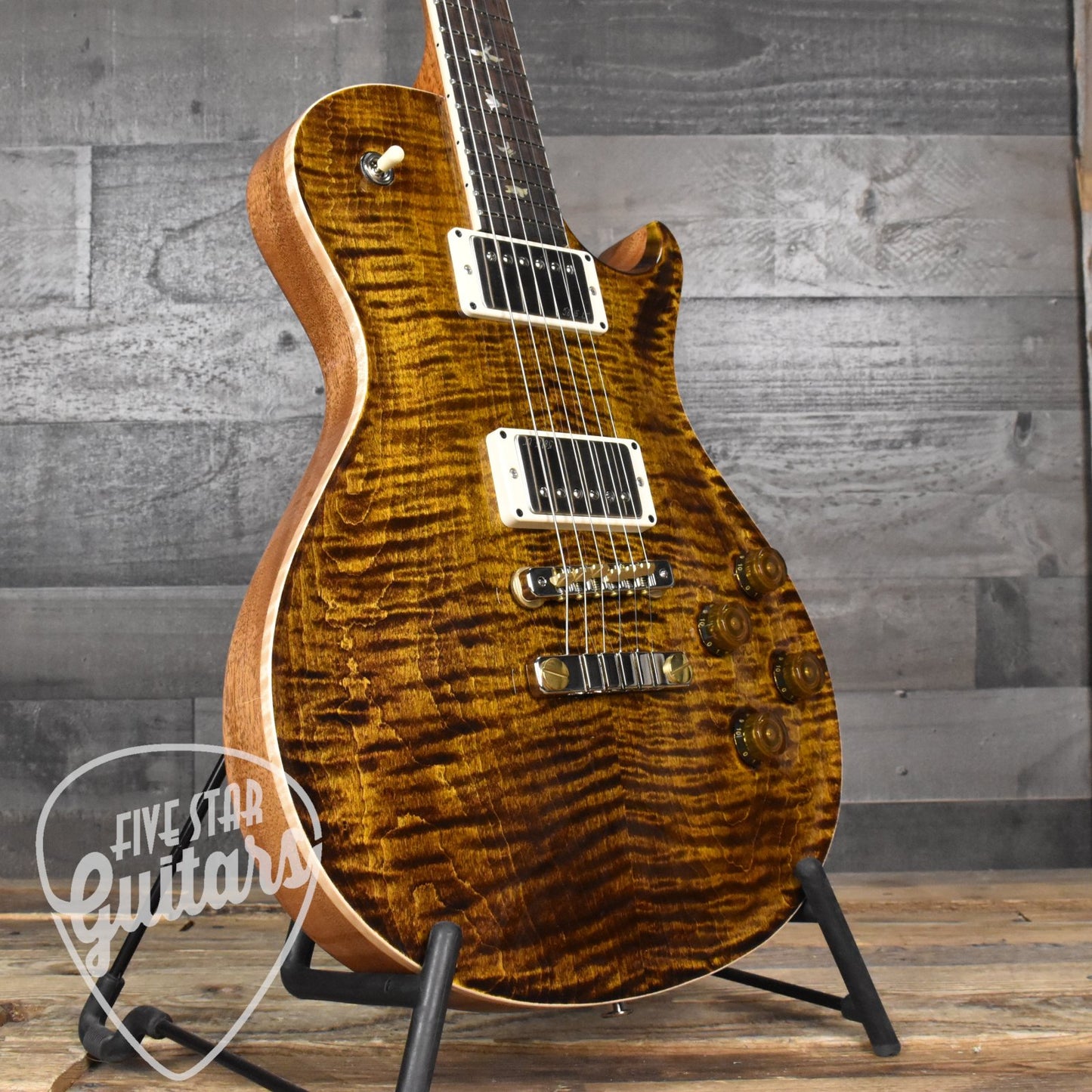 Paul Reed Smith McCarty 594 Singlecut - Yellow Tiger with Hard Shell Case - AUTOGRAPHED BY PAUL REED SMITH