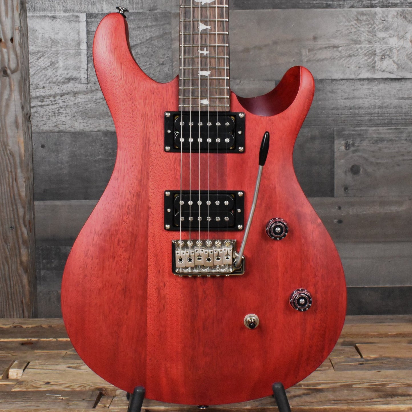 Paul Reed Smith SE CE 24 Standard Satin - Vintage Cherry with Gig Bag