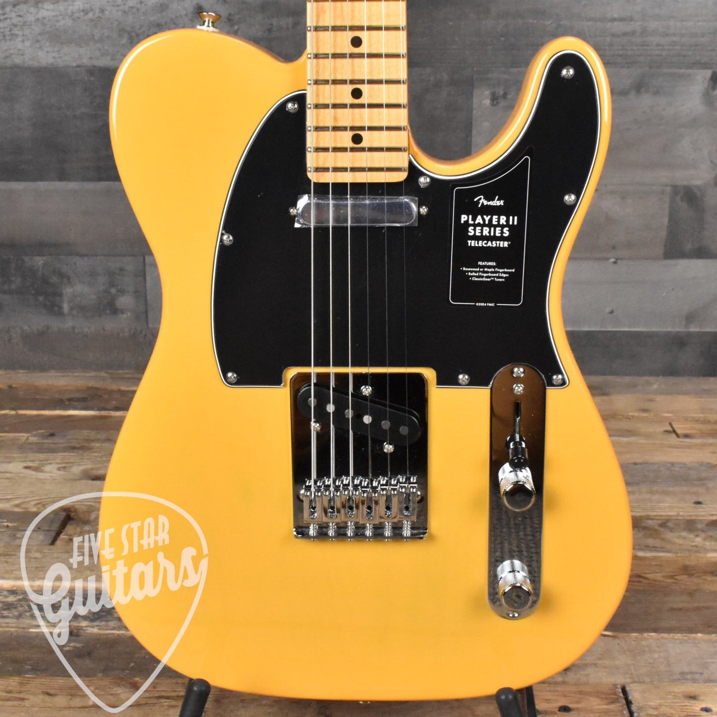 Fender Player II Telecaster Chambered Ash Maple Fingerboard  - Butterscotch Blonde