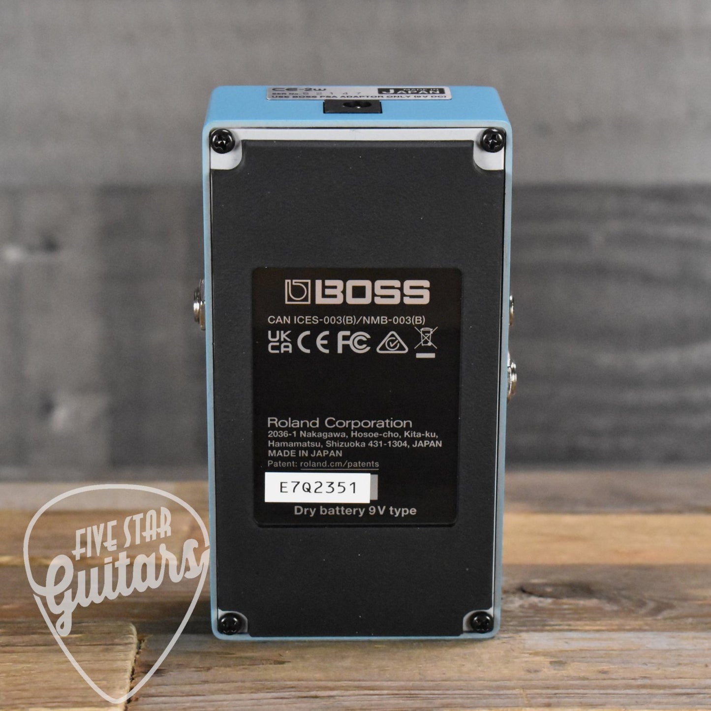 Boss CE-2W Waza Craft Chorus Pedal