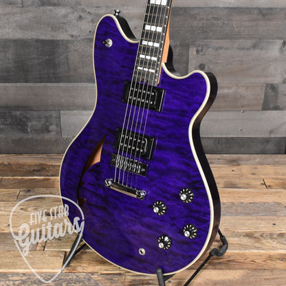 EVH SA126 Special Quilted Maple - Transparent Purple with Hard Shell Case