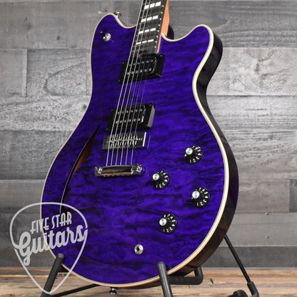 EVH SA126 Special Quilted Maple - Transparent Purple with Hard Shell Case