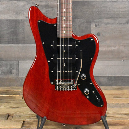 Tom Anderson Raven Superbird - Transparent Red with Hard Shell Case