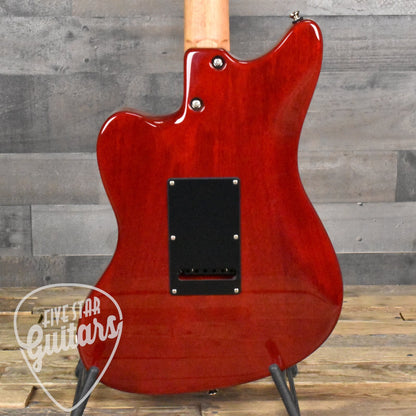 Tom Anderson Raven Superbird - Transparent Red with Hard Shell Case