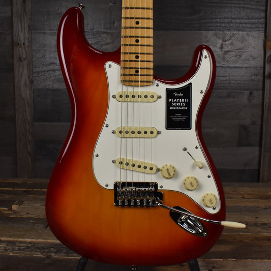 Fender Player II Stratocaster, Chambered Ash Body - Aged Cherry Burst