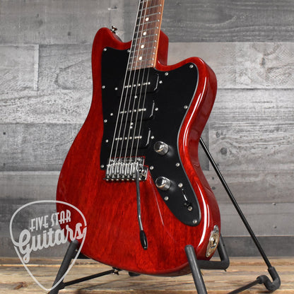 Tom Anderson Raven Superbird - Transparent Red with Hard Shell Case