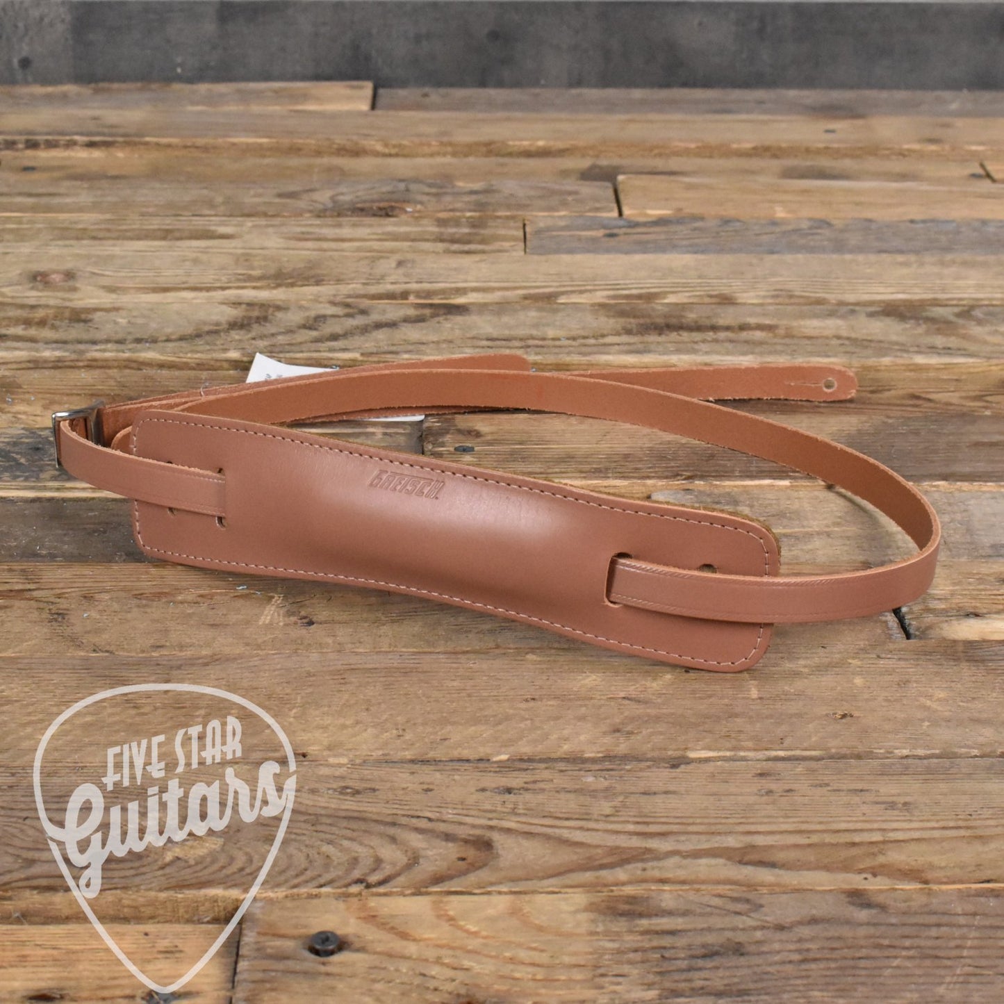 Gretsch Vintage Leather Guitar Strap Natural