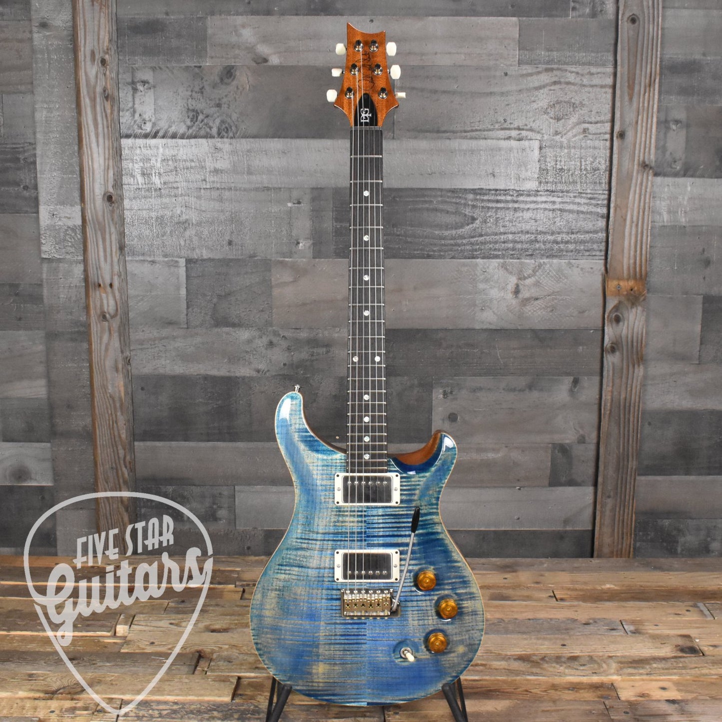 Paul Reed Smith DGT - Faded Whale Blue with Hard Shell Case - AUTOGRAPHED BY PAUL REED SMITH