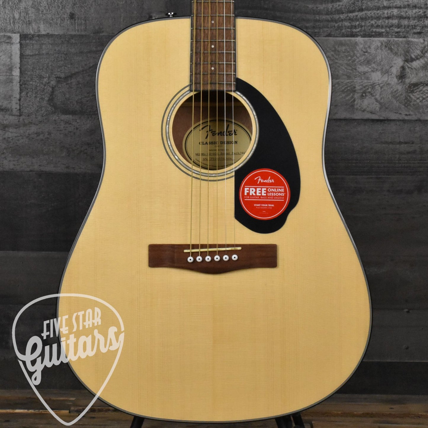 Fender CC-60S Concert Acoustic Guitar Pack V2 – Natural