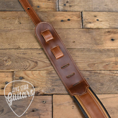 Taylor Strap Butterscotch/Black Leather 2.5"