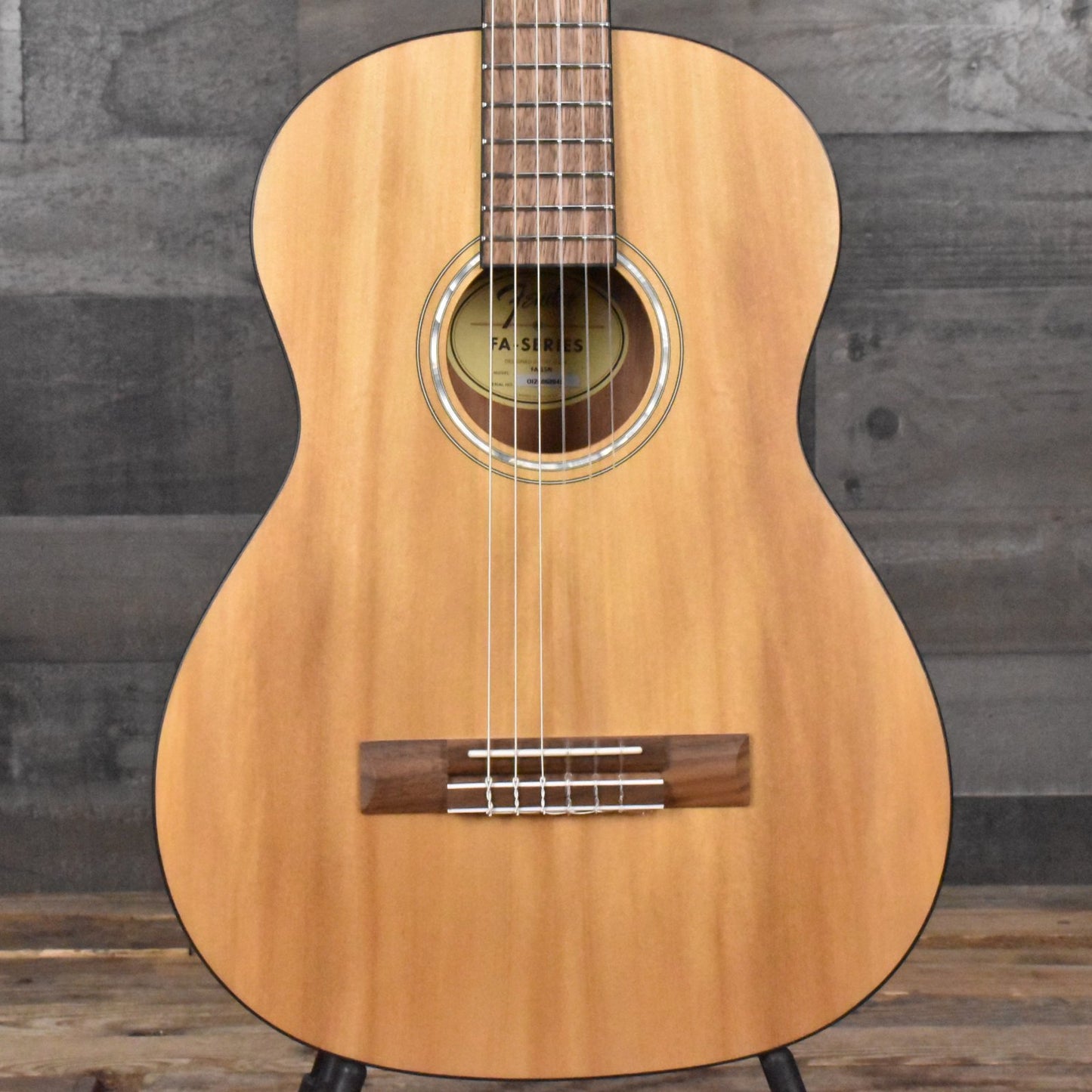 Fender FA-15N Nylon String 3/4 Scale Acoustic Guitar - Natural with Gig Bag