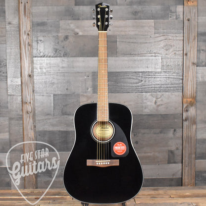 Fender CD-60 Dreadnought Acoustic - Black Gloss with Hard Shell Case