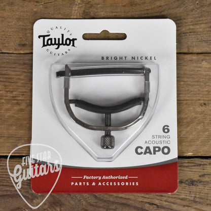 Taylor 6-String Guitar Capo - Bright Nickel