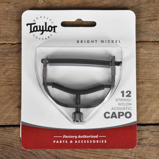 Taylor 12-String/Nylon Guitar Capo - Bright Nickel