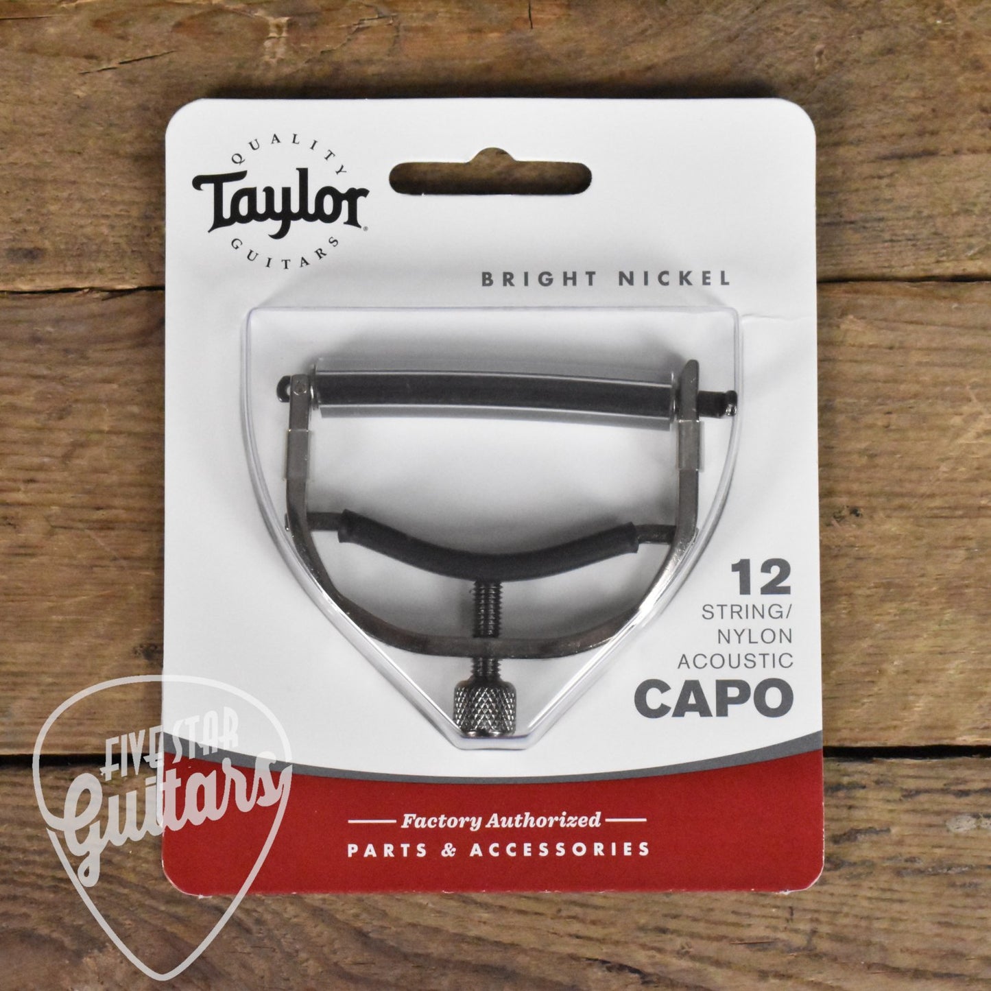 Taylor 12-String/Nylon Guitar Capo - Bright Nickel