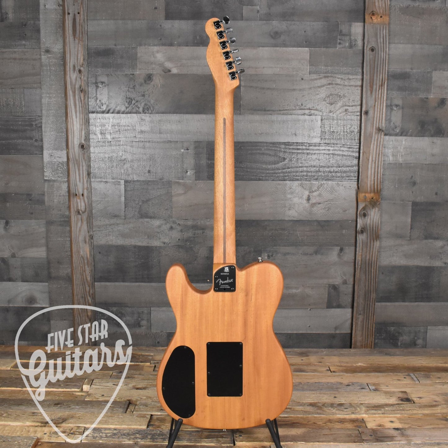 Fender American Acoustasonic Telecaster All-Mahogany - Natural with Deluxe Gig Bag