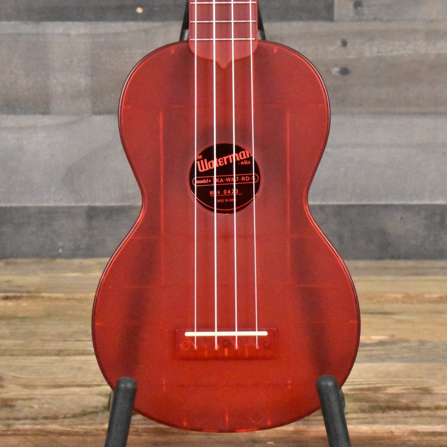 Kala Waterman Seaglass Collection Soprano Ukulele - Maritime Red