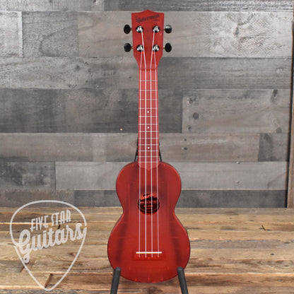 Kala Waterman Seaglass Collection Soprano Ukulele - Maritime Red