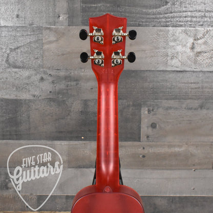 Kala Waterman Seaglass Collection Soprano Ukulele - Maritime Red