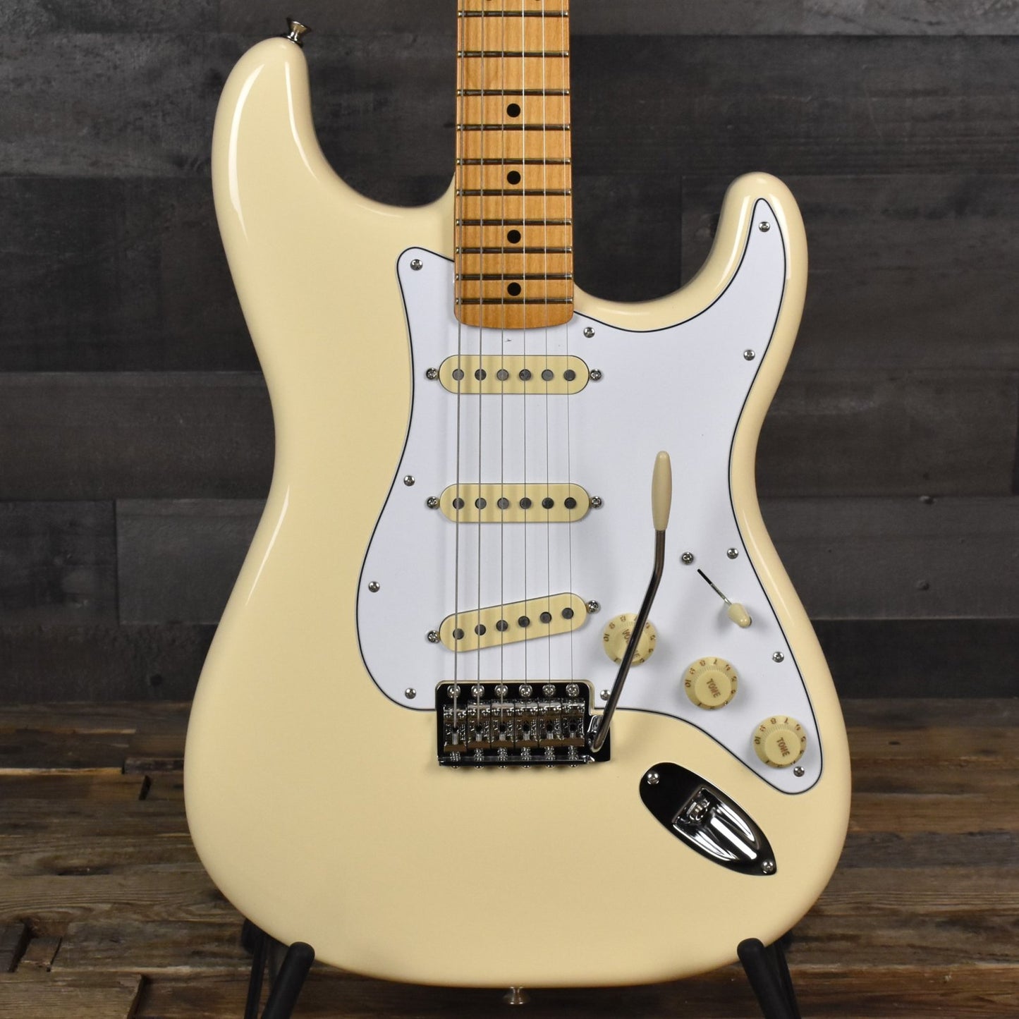 Fender Jimi Hendrix Stratocaster Maple Neck - Olympic White with Gig Bag