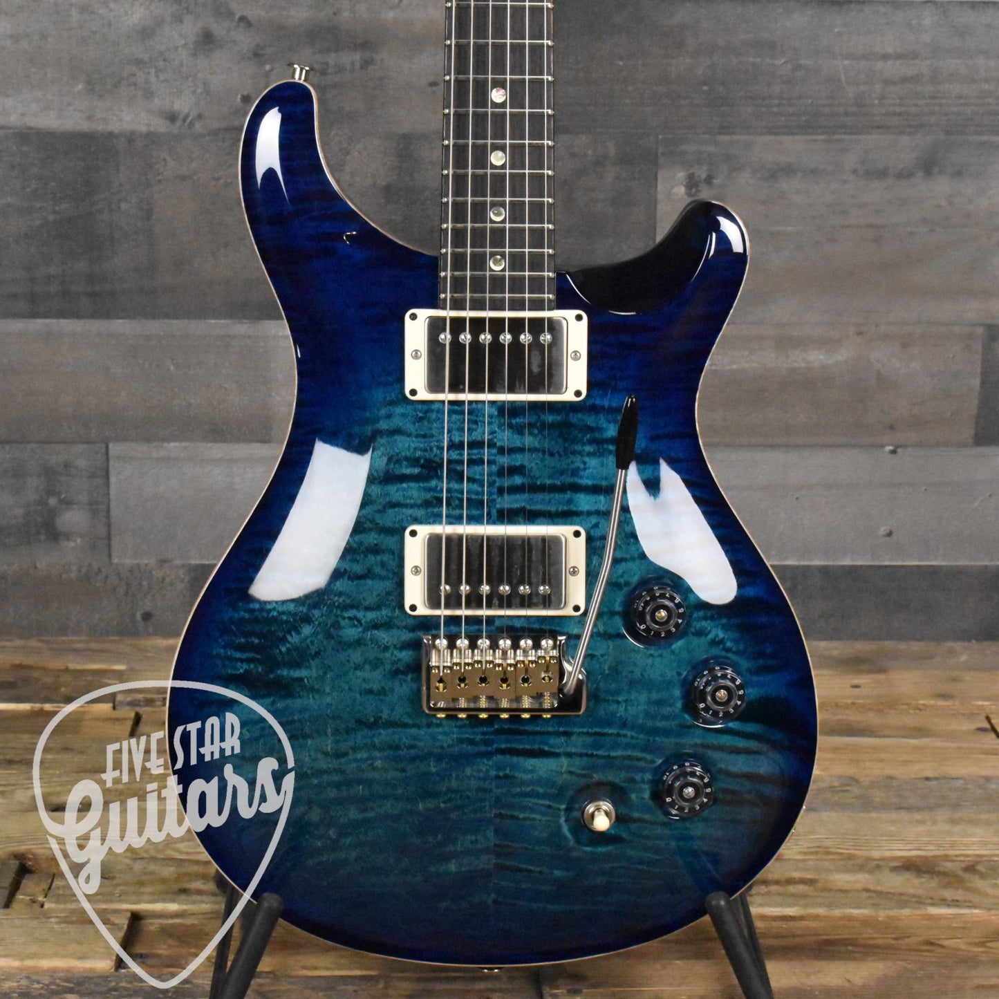 Pre-Owned PRS DGT Moons - Cobalt Blue with Hard Shell Case