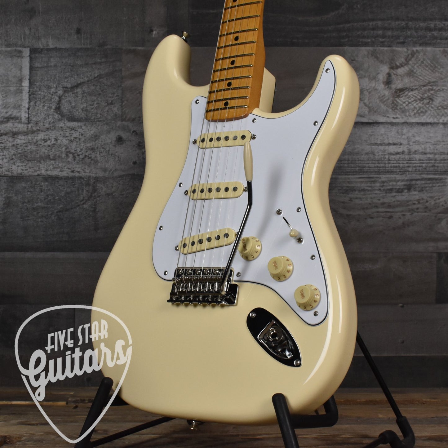 Fender Jimi Hendrix Stratocaster Maple Neck - Olympic White with Gig Bag