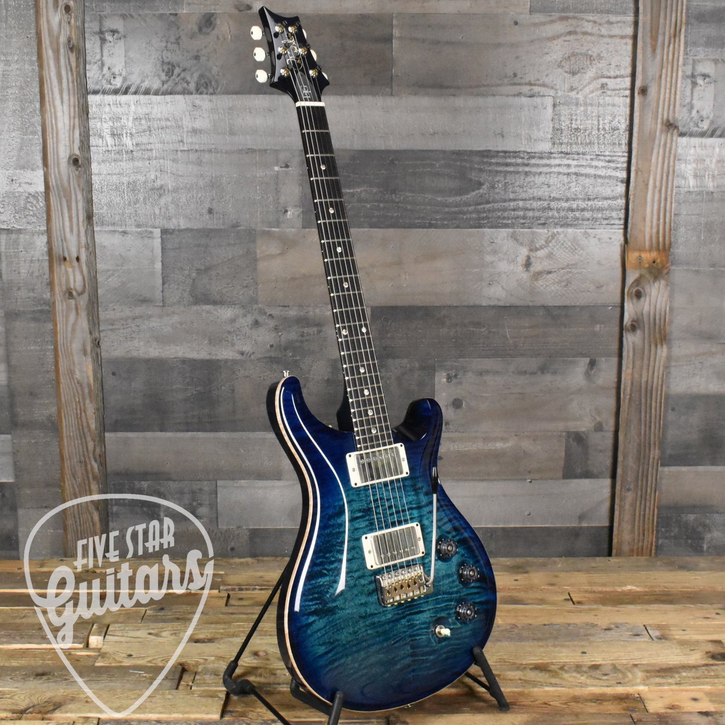 Pre-Owned PRS DGT Moons - Cobalt Blue with Hard Shell Case