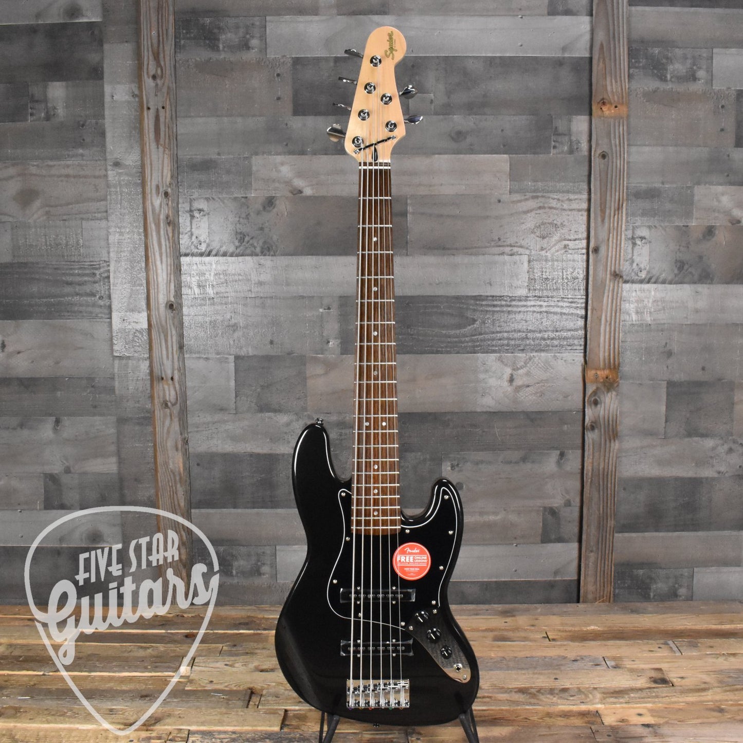 Squier Affinity Series Jazz Bass VI - Black