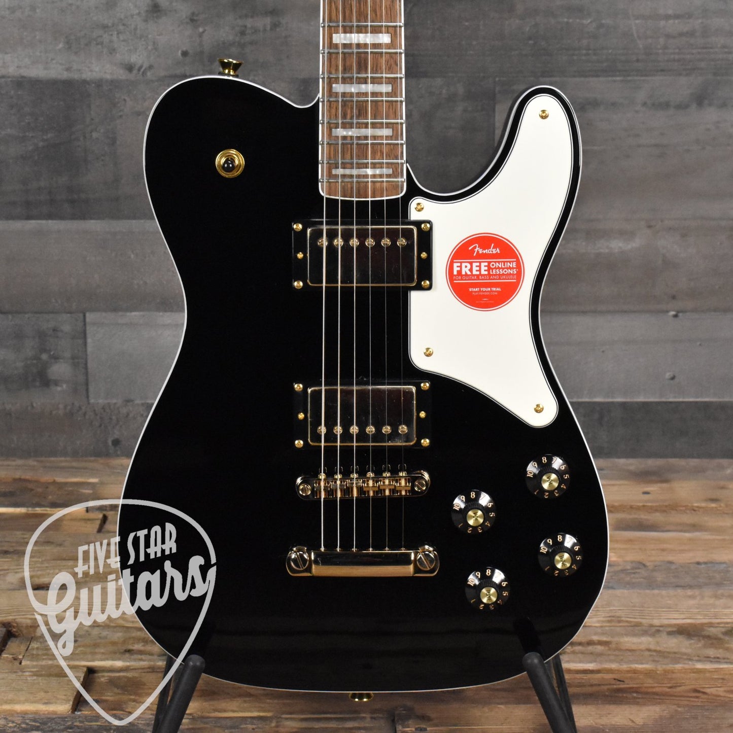 Squier Limited Edition Paranormal Troublemaker Telecaster Deluxe - Black