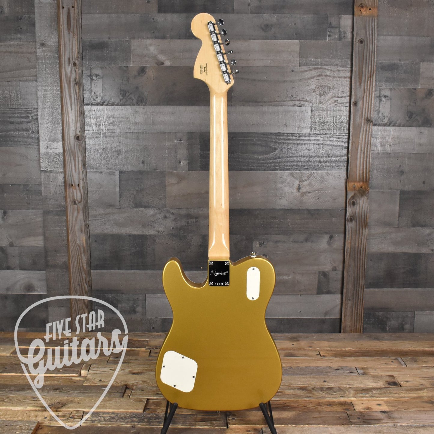 Squier Limited Edition Paranormal Troublemaker Telecaster Deluxe - Aztec Gold