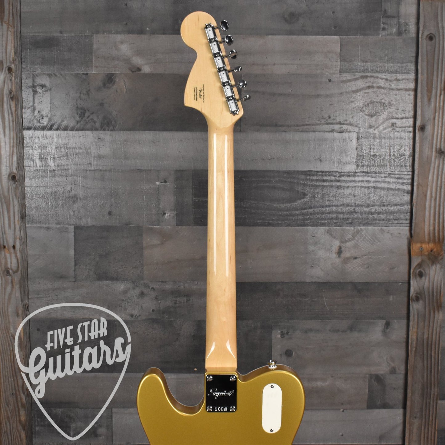 Squier Limited Edition Paranormal Troublemaker Telecaster Deluxe - Aztec Gold